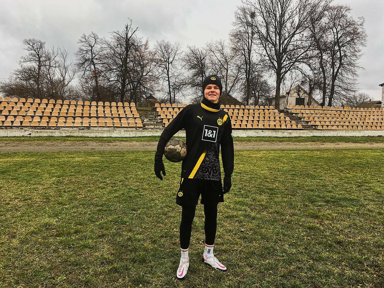 Один день із тренувань футболіста