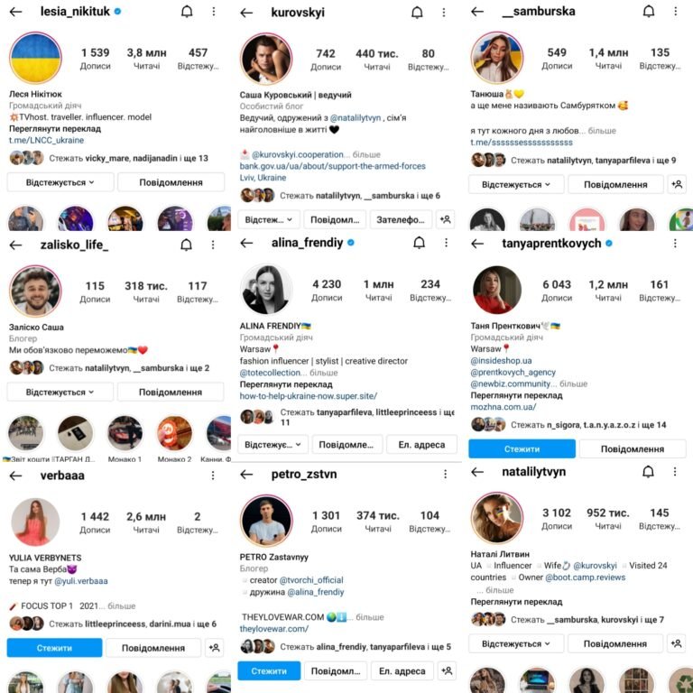 Топ-5 українськомовних Instagram-блогів, які до вподоби студентам ЧНУ