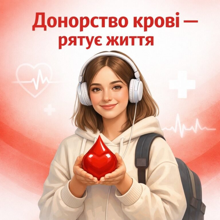 Донорство крові: свідомий вибір, що рятує життя