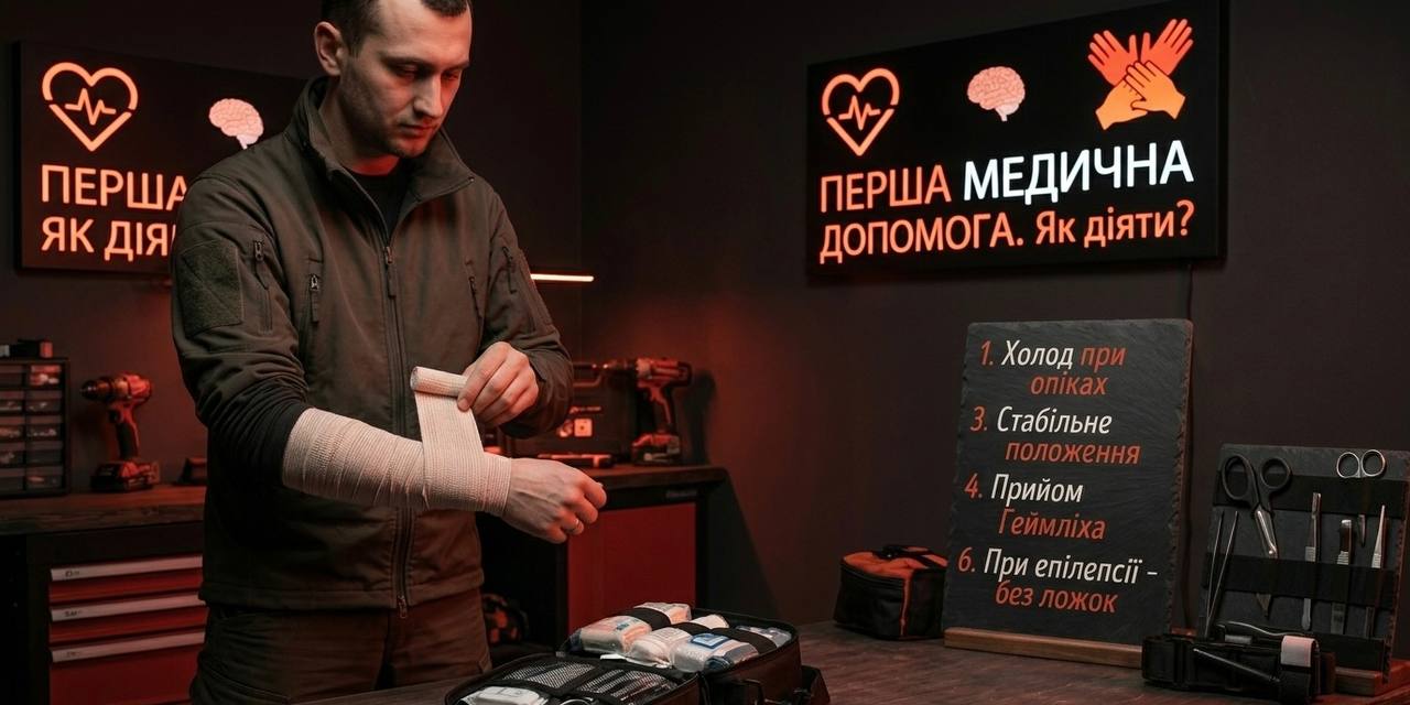 Перша медична допомога: як діяти?